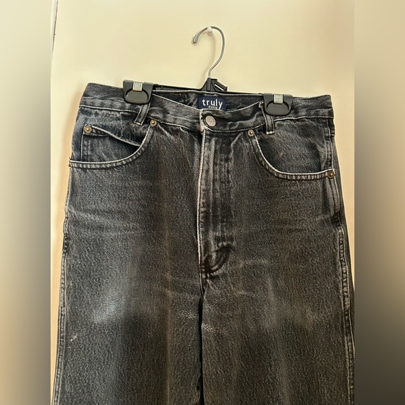 *VINTAGE* 90s TRULY Brand Denim Jeans - Picture 3 of 5
